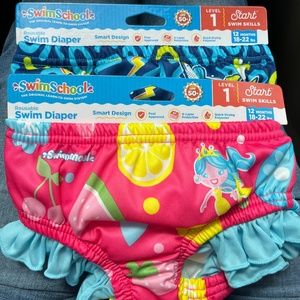 Reusable swim diaper